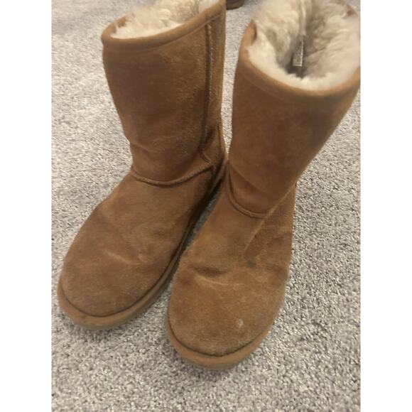 Koolaburra by‎ UGG 1017090 Chestnut US Size 8 Women's Koola Short Suede Boots - Picture 3 of 11